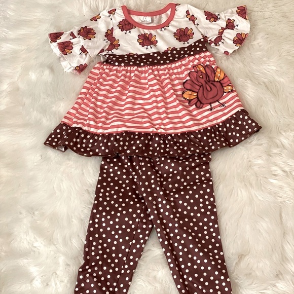 Other - Turkey girls 2-piece pants set. Tunic top and pants. Size 2T.